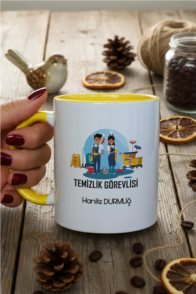 Temizlik Görevlisi Kişiye Özel Kupa Bardak Standart