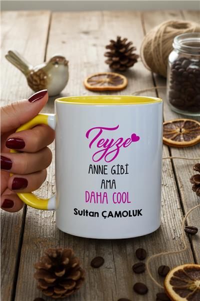 Teyze Daha Cool Kişiye Özel Kupa Bardak Standart