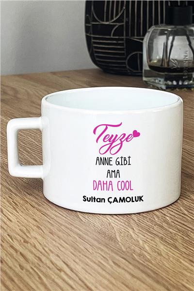Teyze Daha Cool Kişiye Özel Lüks Fincan