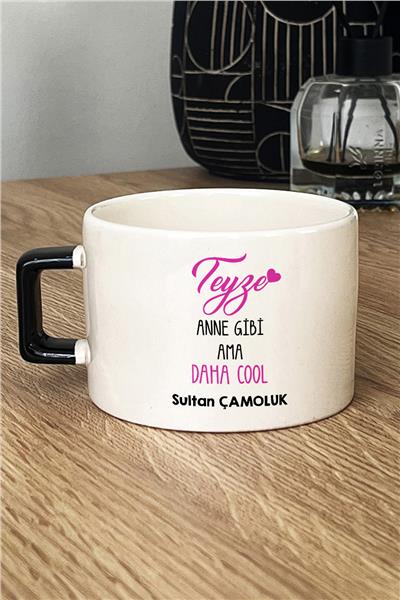 Teyze Daha Cool Kişiye Özel Lüks Fincan