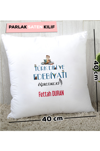 Türk Dili ve Edebiyatı Öğretmeni Kişiye Özel Yastık