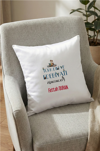 Türk Dili ve Edebiyatı Öğretmeni Kişiye Özel Yastık