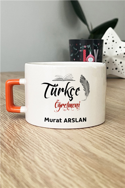 Türkçe Öğretmeni Kişiye Özel Lüks Fincan