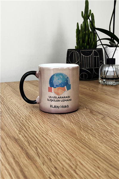 Uluslararası İlişkiler Uzmanı Kişiye Özel Kupa Bardak Standart