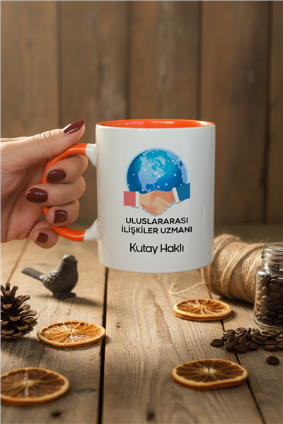 Uluslararası İlişkiler Uzmanı Kişiye Özel Kupa Bardak Standart