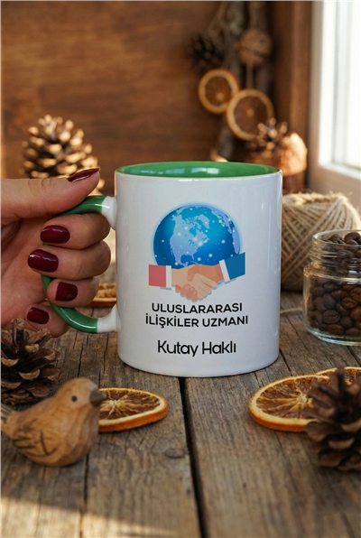 Uluslararası İlişkiler Uzmanı Kişiye Özel Kupa Bardak Standart
