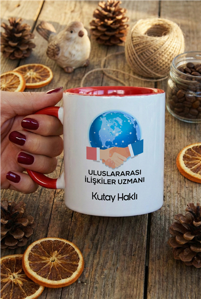 Uluslararası İlişkiler Uzmanı Kişiye Özel Kupa Bardak Standart