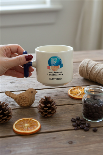 Uluslararası İlişkiler Uzmanı Kişiye Özel T Kupa
