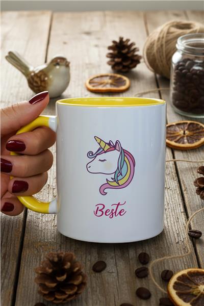 Unicorn Kişiye Özel Kupa Bardak Standart