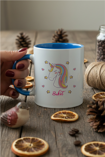 Unicorn Kişiye Özel Kupa Bardak Standart