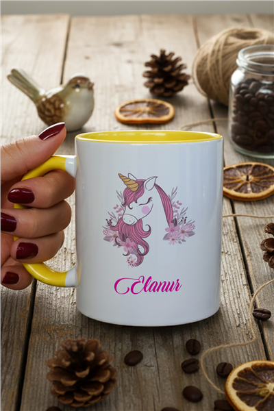 Unicorn Kişiye Özel Kupa Bardak Standart