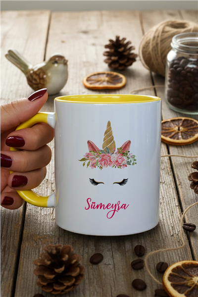 Unicorn Kişiye Özel Kupa Bardak Standart