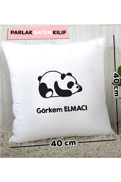 Uykucu Panda Kişiye Özel Yastık