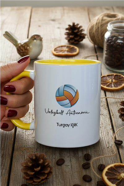 Voleybol Antrenörü Kişiye Özel Kupa Bardak Standart