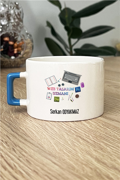 Web Tasarımı Uzmanı Kişiye Özel Lüks Fincan