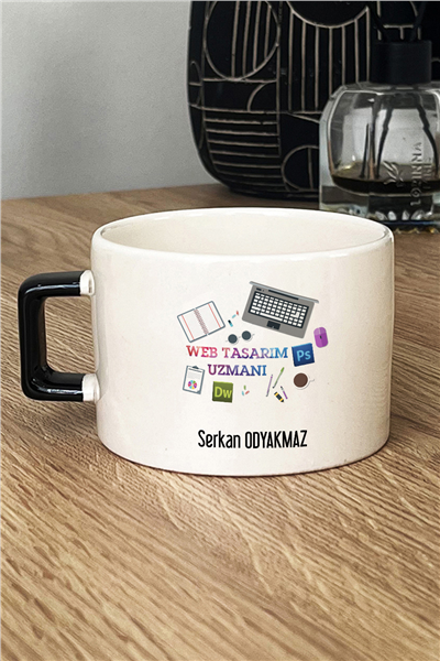 Web Tasarımı Uzmanı Kişiye Özel Lüks Fincan