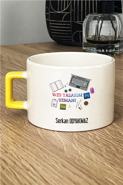 Web Tasarımı Uzmanı Kişiye Özel Lüks Fincan