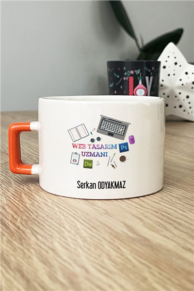 Web Tasarımı Uzmanı Kişiye Özel Lüks Fincan