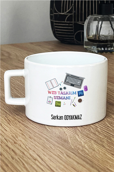 Web Tasarımı Uzmanı Kişiye Özel Lüks Fincan