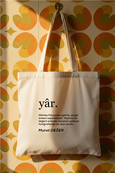 Yar Kişiye Özel Bez Çanta