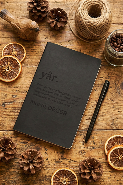 Yar Kişiye Özel Defter ve Kalem