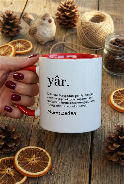Yar Kişiye Özel Kupa Bardak Standart