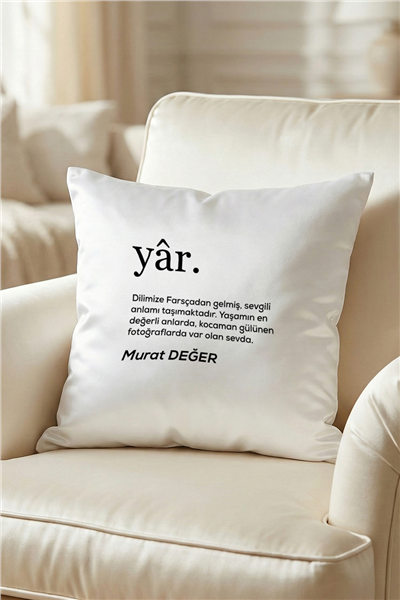 Yar Kişiye Özel Yastık