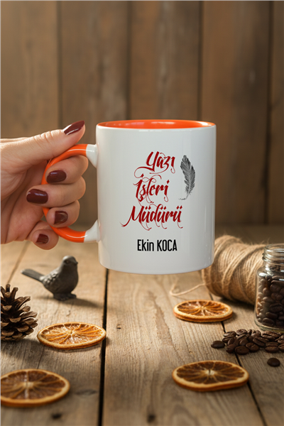 Yazı İşleri Müdürü Kişiye Özel Kupa Bardak Standart