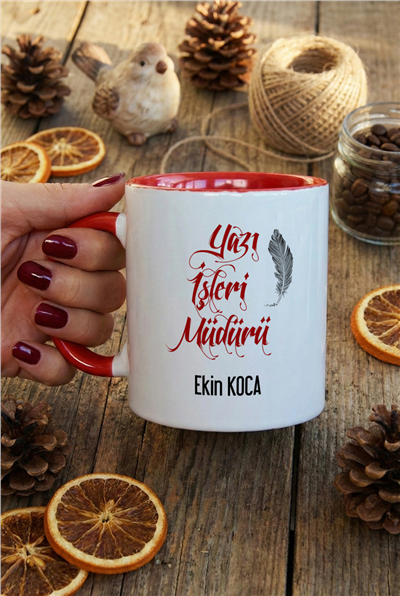 Yazı İşleri Müdürü Kişiye Özel Kupa Bardak Standart