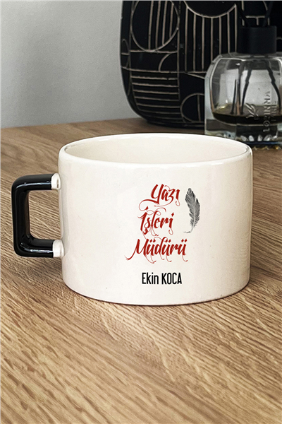 Yazı İşleri Müdürü Kişiye Özel Lüks Fincan