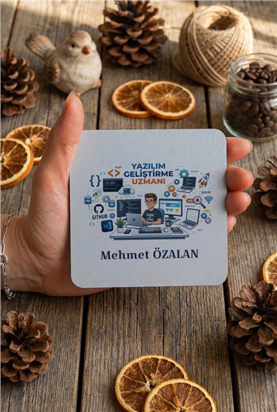 Yazılım Geliştirme Uzmanı Kişiye Özel Bardak Altlığı