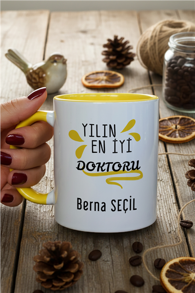 Yılın Doktoru Kişiye Özel Kupa Bardak Standart