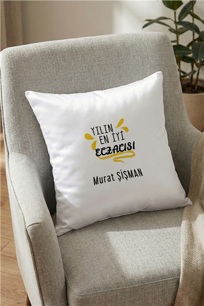 Yılın En İyi Eczacısı Kişiye Özel Yastık