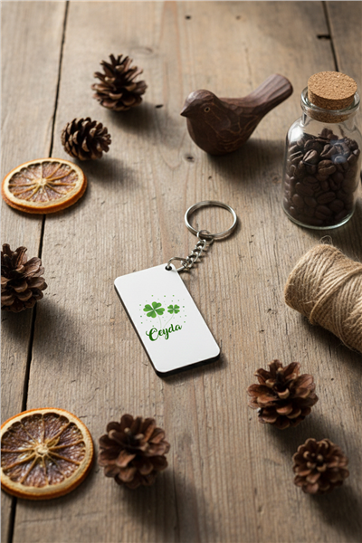 Yonca Kişiye Özel Anahtarlık