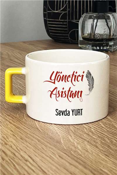 Yönetici Asistanı Kişiye Özel Lüks Fincan