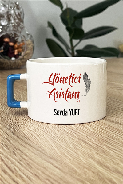 Yönetici Asistanı Kişiye Özel Lüks Fincan