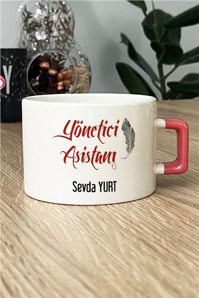 Yönetici Asistanı Kişiye Özel Lüks Fincan