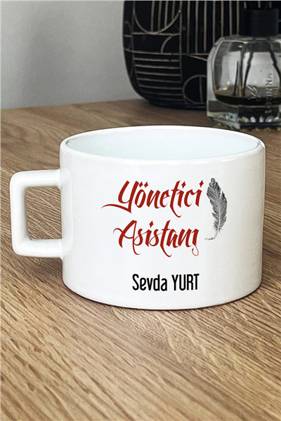 Yönetici Asistanı Kişiye Özel Lüks Fincan