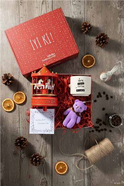 You Are a Limited Edition Hediye Kutusu - Kişiye Özel T Kupa, Atlı Karınca Müzik Kutusu, Peluş Anahtarlık