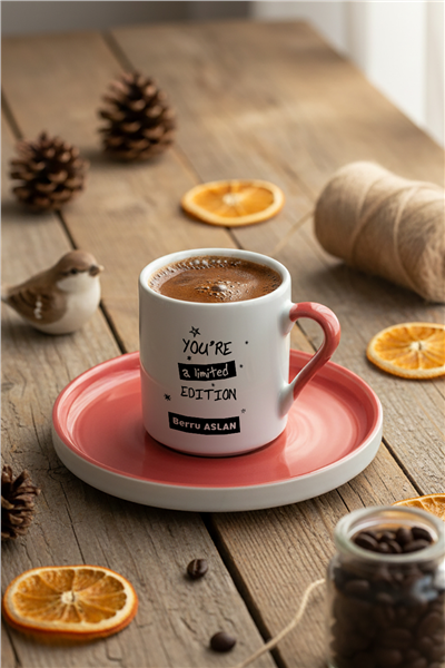 You Are a Limited Edition Kişiye Özel Türk Kahvesi Fincanı
