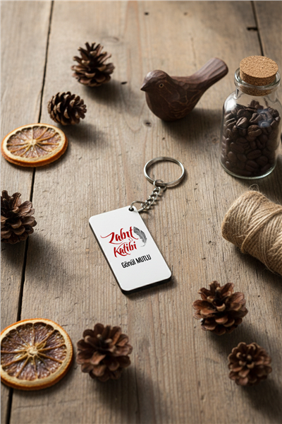 Zabıt Katibi Kişiye Özel Anahtarlık