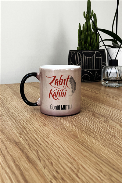 Zabıt Katibi Kişiye Özel Kupa Bardak Standart