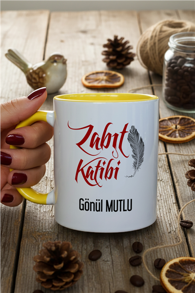 Zabıt Katibi Kişiye Özel Kupa Bardak Standart