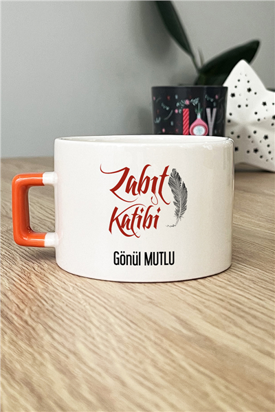 Zabıt Katibi Kişiye Özel Lüks Fincan