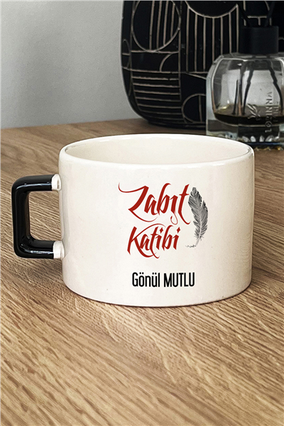 Zabıt Katibi Kişiye Özel Lüks Fincan