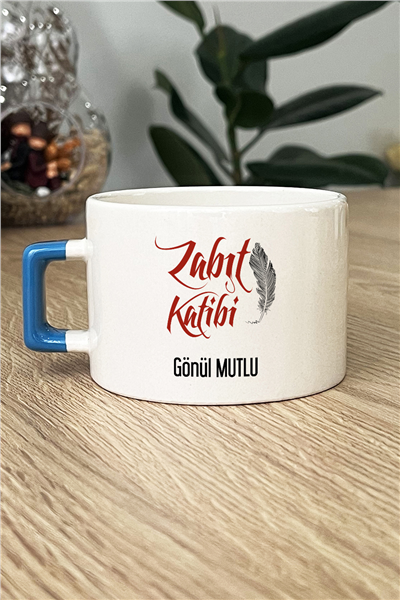 Zabıt Katibi Kişiye Özel Lüks Fincan