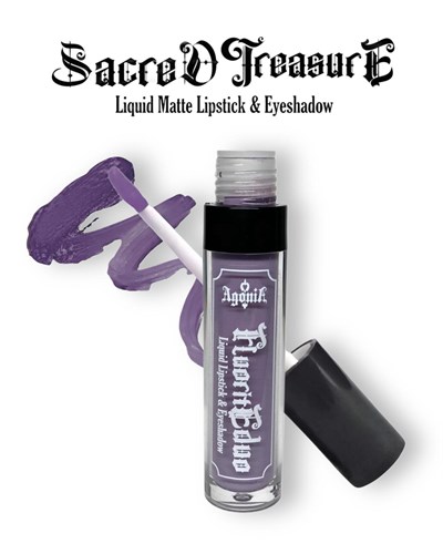 FluoriteDuo Lila Mat Likit Ruj & Far 6ml