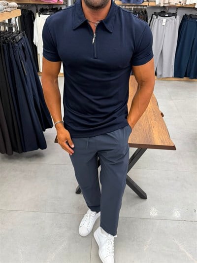 Ferel Modal Tshirt Lacivert