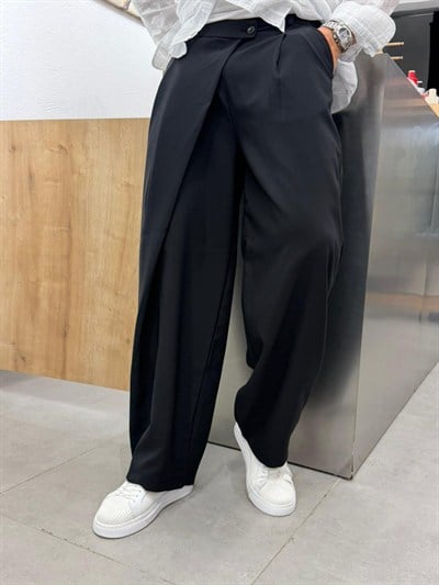 Vamos Kore Kalıp Pantolon Siyah