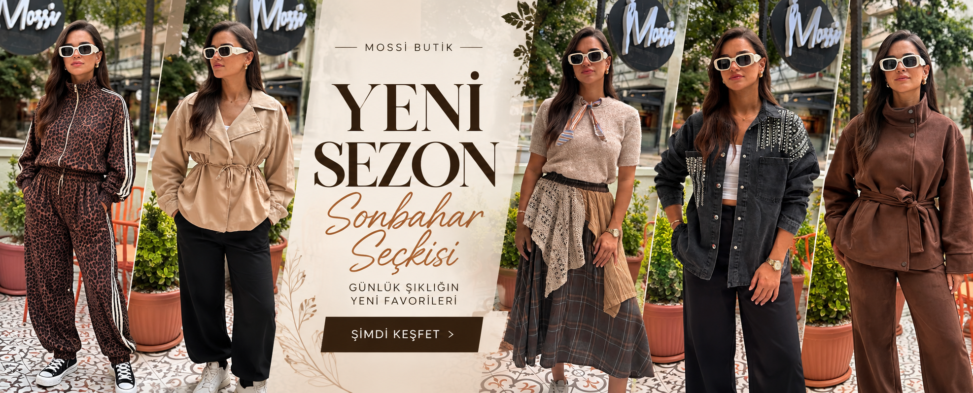 Kare Desenli Oversize Blazer Ceket – Bej